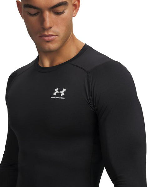 UA HG ARMOUR COMP LS juoda