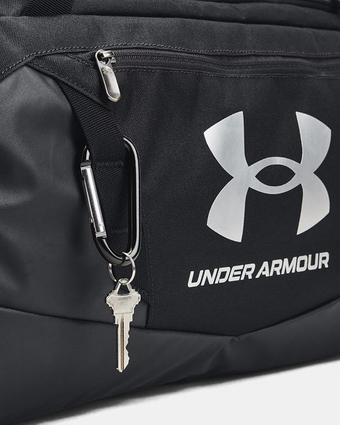 UA Undeniable 5.0 Duffle S Juoda | Metallic Silver