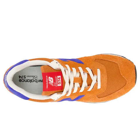New Balance 574 oranžinės ir mėlynos spalvos U574BRD