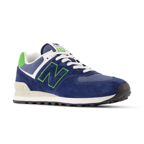 New Balance 574 Tamsiai mėlyna / žalia U574QBL