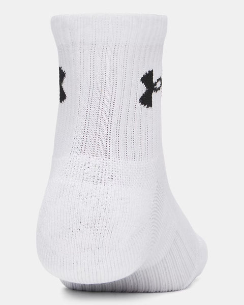 UA Performance Cotton 3P Crw Balta | Plieninė
