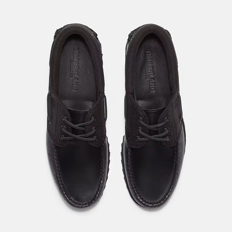Authentic Boat Shoe juoda | visiškai juoda natūralios odos