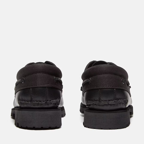 Authentic Boat Shoe juoda | visiškai juoda natūralios odos