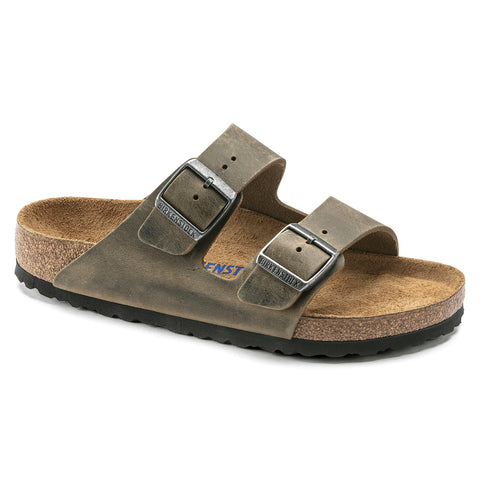 Arizona Soft Footbed aliejinė oda išblukusios chaki spalvos