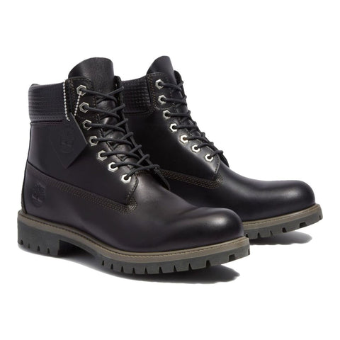 Premium 6 Inch Lace Up Waterproof Boot Black
