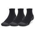 UA Performance Tech 3PK QTR Black