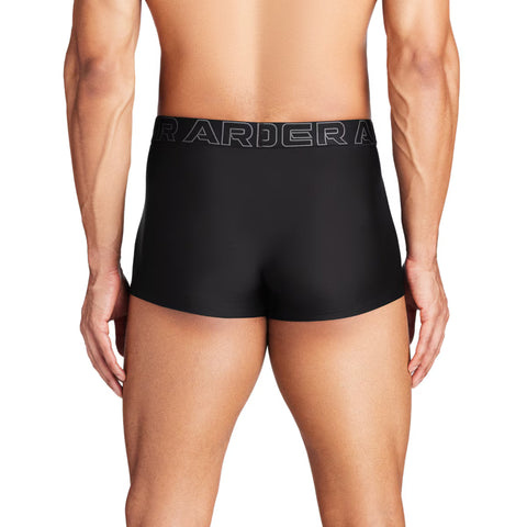 UA Performance Tech Solid 3in 3 pk juoda